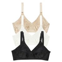 Pack 3x sosten microfibra P350513-SUR - Multicolor