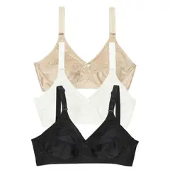 KAYSER - Pack 3x sosten microfibra P350513-SUR - Multicolor