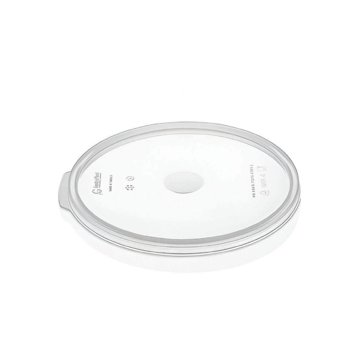 GASTROPLAST - Tapa Redonda Transparente Para Recipiente 095 Litros