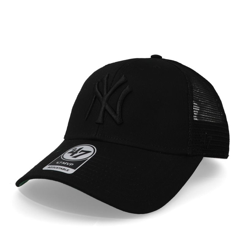 47 BRAND - Gorra 47 MLB Yankees Branson 47 MVP Mesh Negro