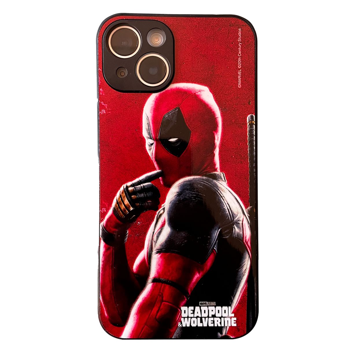 MOTOMO - Carcasa Para iPhone 14 Pro Deadpool Negro