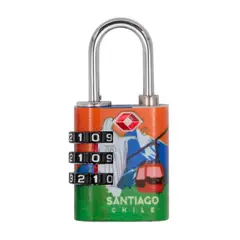 ODIS - Candado TSA Viaje Maleta 30mm Línea Explora - Santiago
