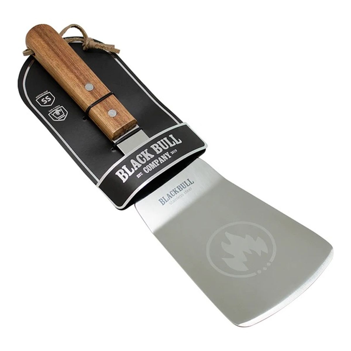 BLACK BULL - Espatula Black Bull Para Asado Parrilla