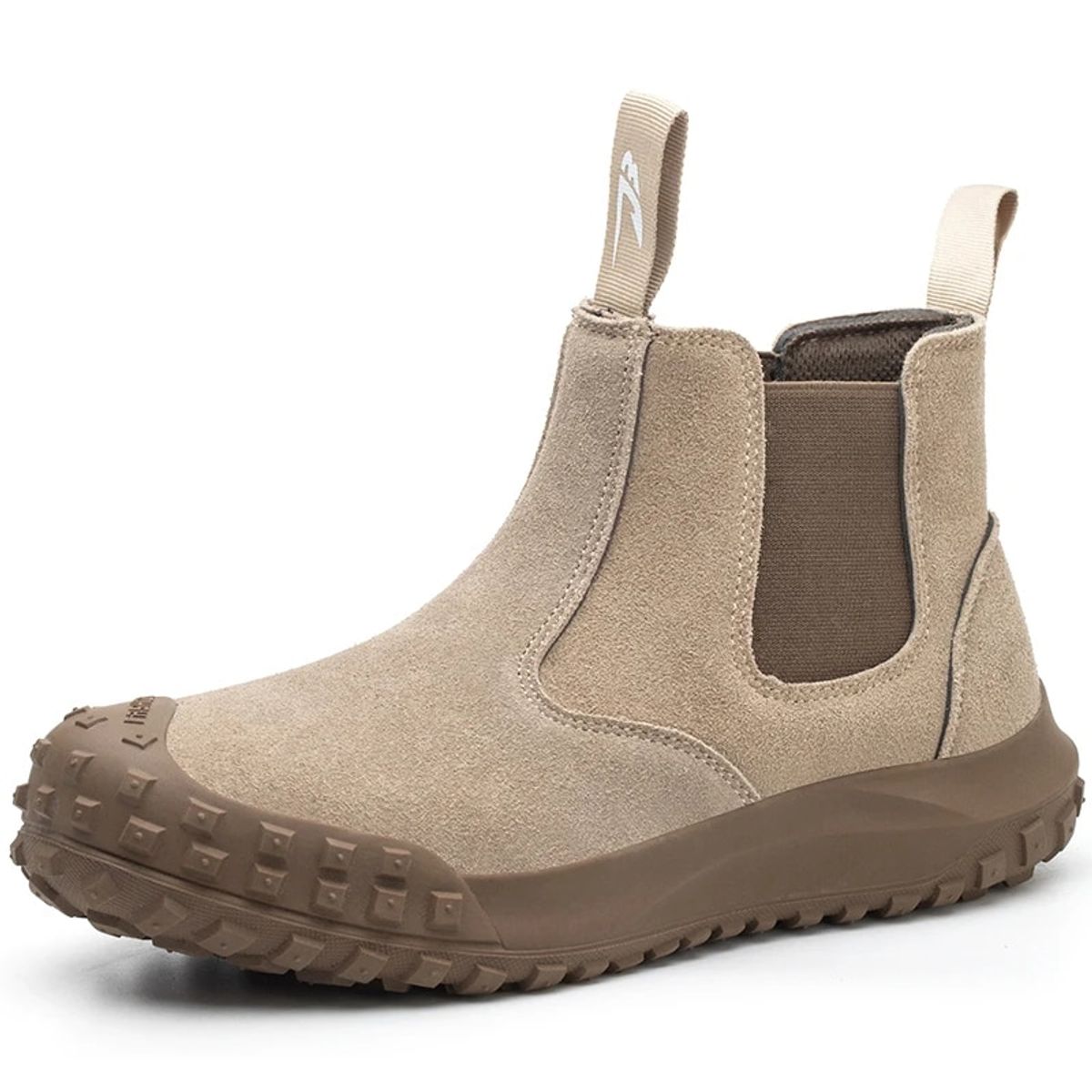 TIOZONEY - Botas de trabajo Hombre - Beige