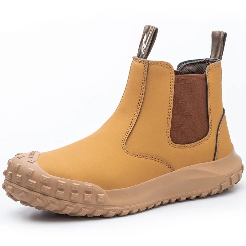 TIOZONEY - Botas de trabajo Hombre - Amarillo.