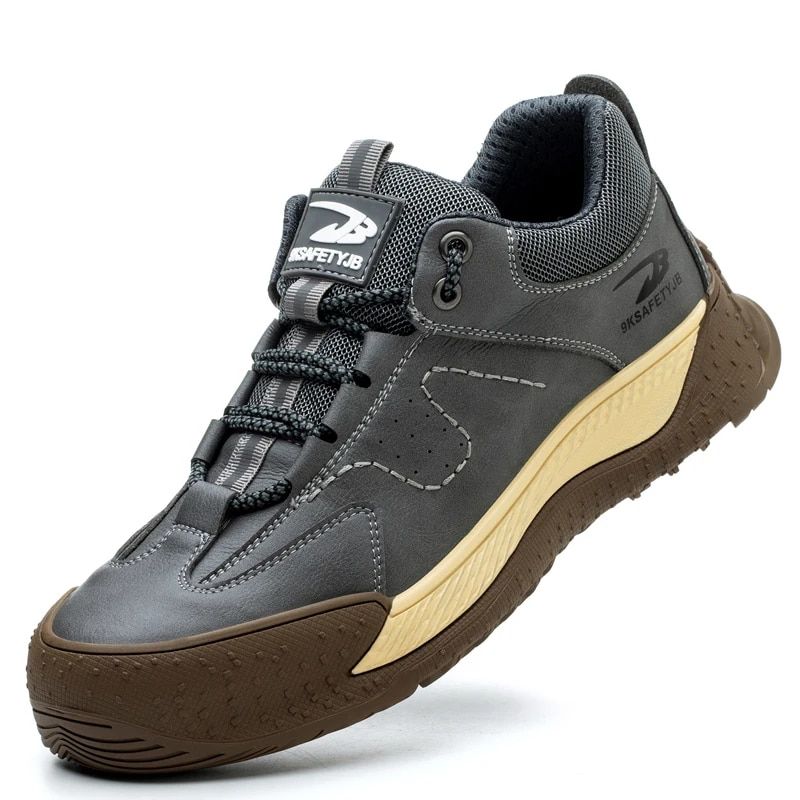 TIOZONEY - Botas de seguridad para soldar para hombre.