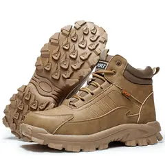 TIOZONEY - Botas de seguridad impermeables para hombre.