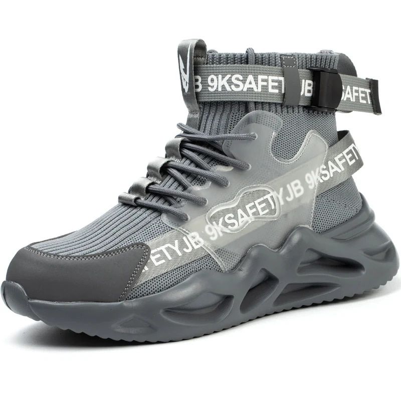 TIOZONEY - Zapatos de trabajo antiperforaciones para hombre