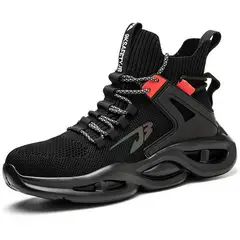 TIOZONEY - Zapatos de trabajo antiperforaciones para hombre.