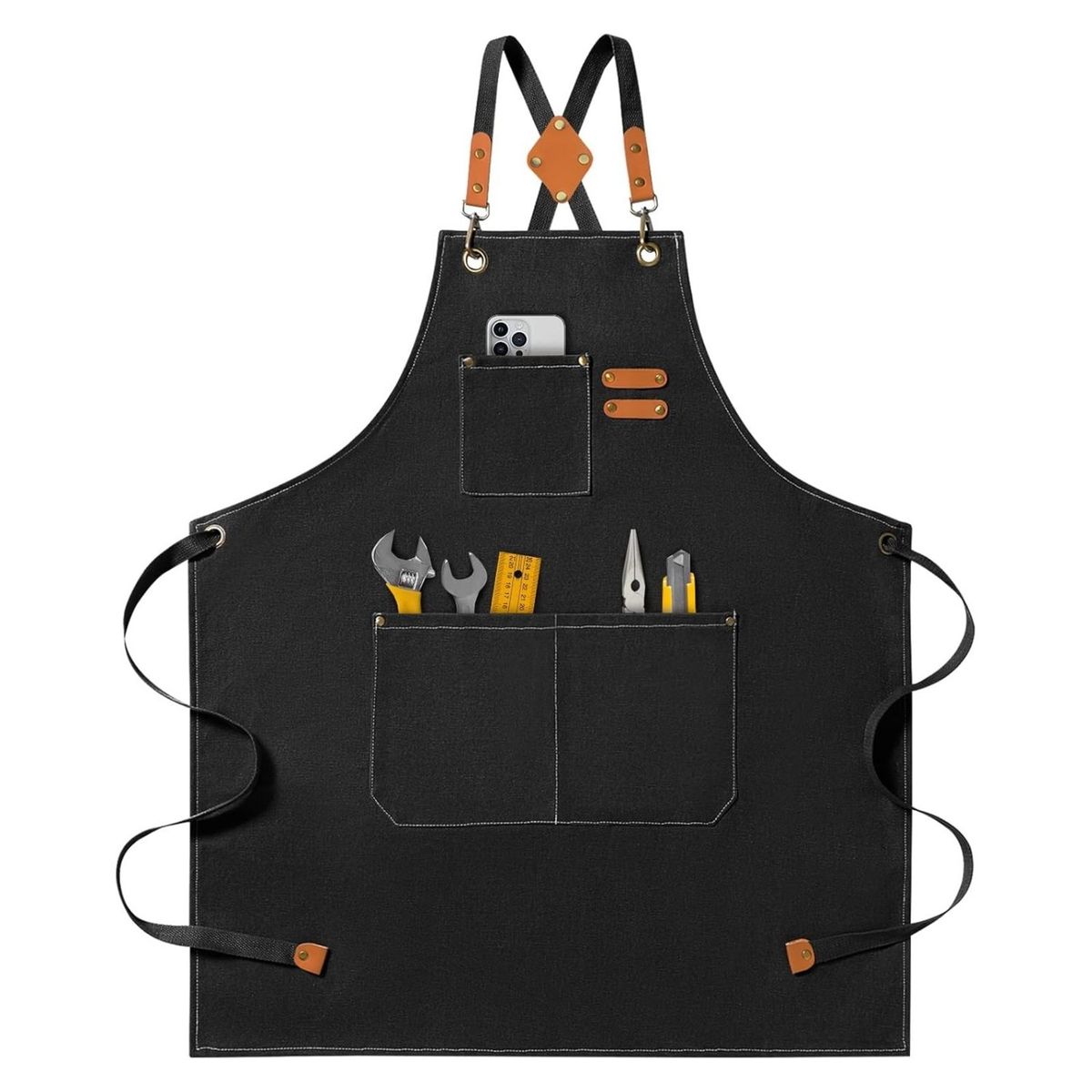 GENERICO - Pechera Delantal Cocina Barbacoa Parrilla Premium Peluquero