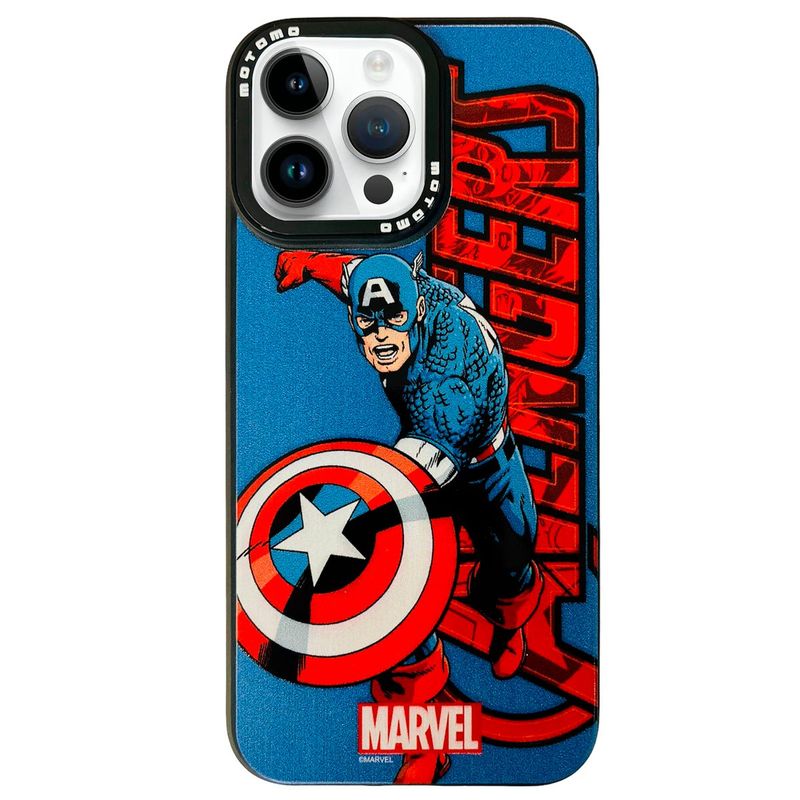GENERICO - Carcasa Para iPhone 14 Pro Marvel Capitan America