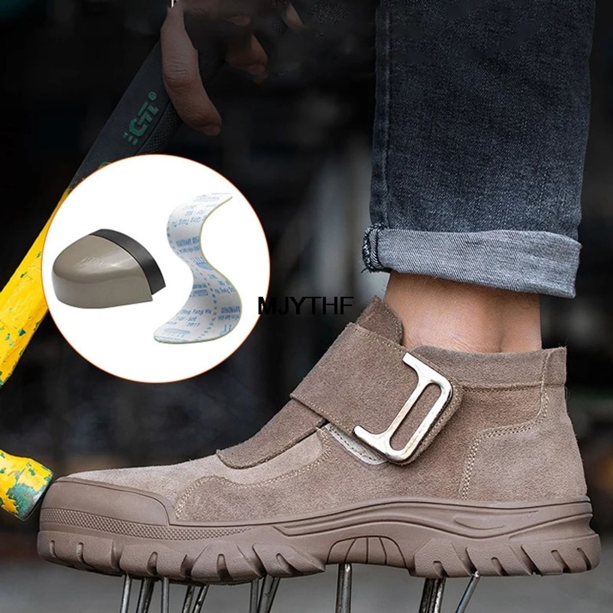 TIOZONEY - Zapatos indestructibles para hombre.