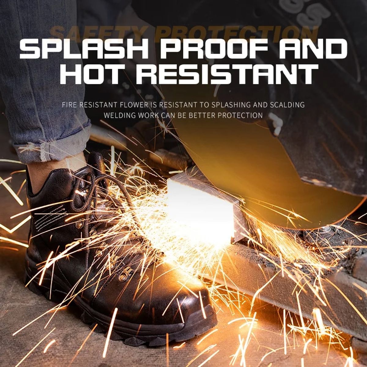 TIOZONEY - Botas de seguridad para hombre