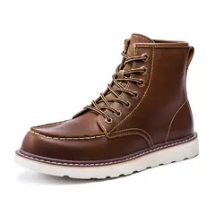 TIOZONEY - Botas vintage de caña alta