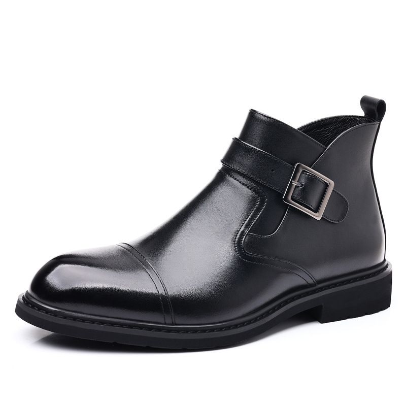 TIOZONEY - Botas cortas con taco pequeño.