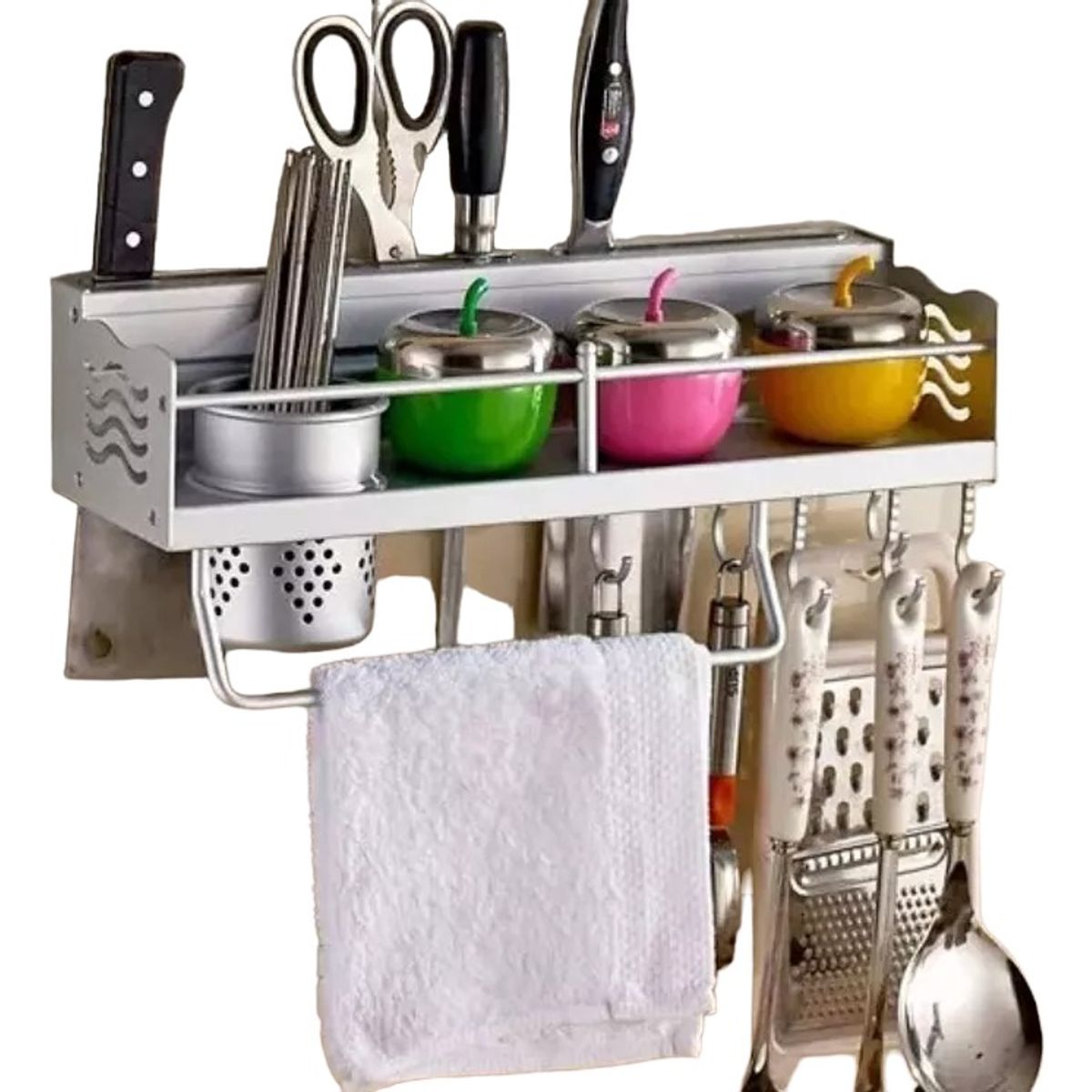 GENERICO - Repisa Organizador Para Cocina  Porta Cuchillos 50 Cm