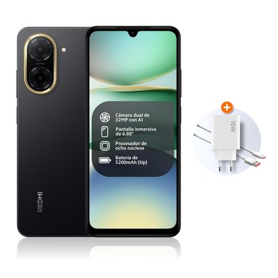 Xiaomi Celular Redmi A5 Black 4Gb Ram + 128Gb Rom