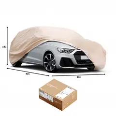 CWAGEN - Funda para Auto Beige Hatchback M - Wagen Covers Basic