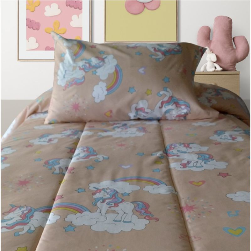 ILLUSIONS - Plumon Infantil Unicornio 1.5 Plazas