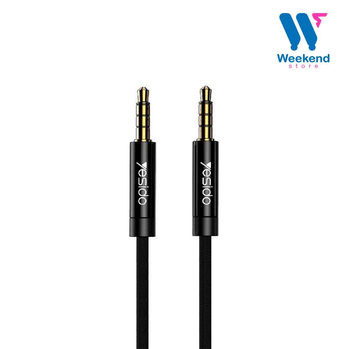 GENERICO - Cable Auxiliar de 2m para Audio 35mm Yesido YAU15