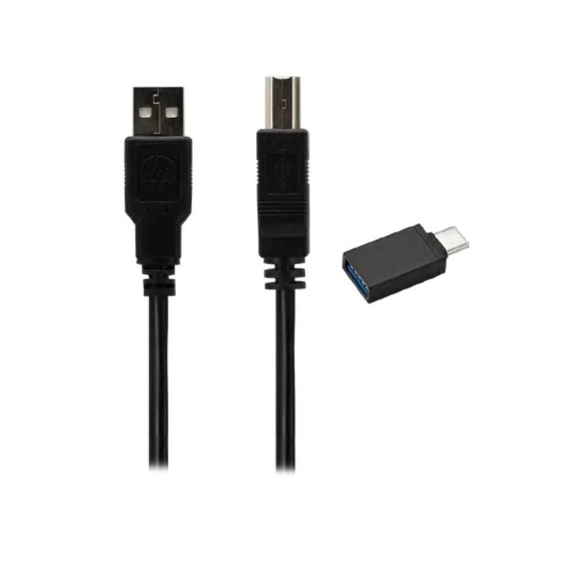 HP - Cable de Impresora HP PT100 con Puerto USB y USB-C