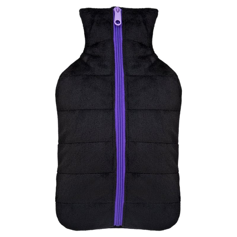 THERMICA - Guatero Thermicachile 2 Lt Parka Negra Cierre Morado