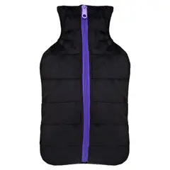 THERMICA - Guatero Thermicachile 2 Lt Parka Negra Cierre Morado