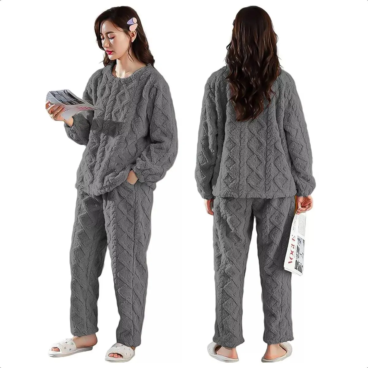 ARCA SHOPPING - Pijama Chiporro Pijamas Mujer Pijama Mujer Invierno Pijamas