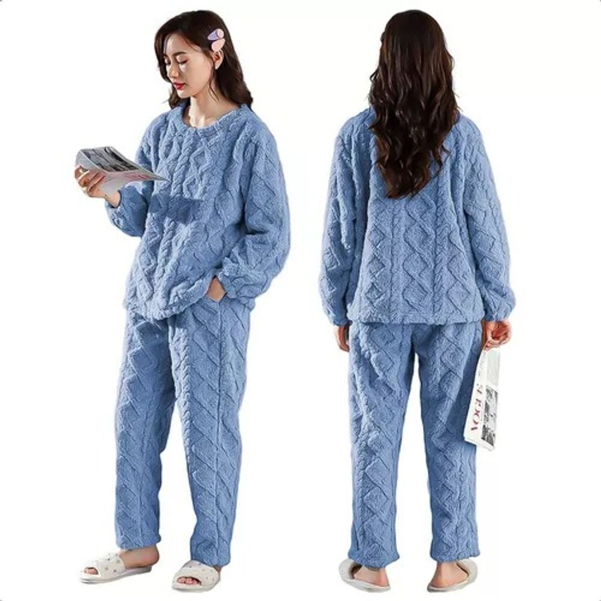ARCA SHOPPING - Pijama Chiporro Pijamas Mujer Pijama Mujer Invierno Pijamas