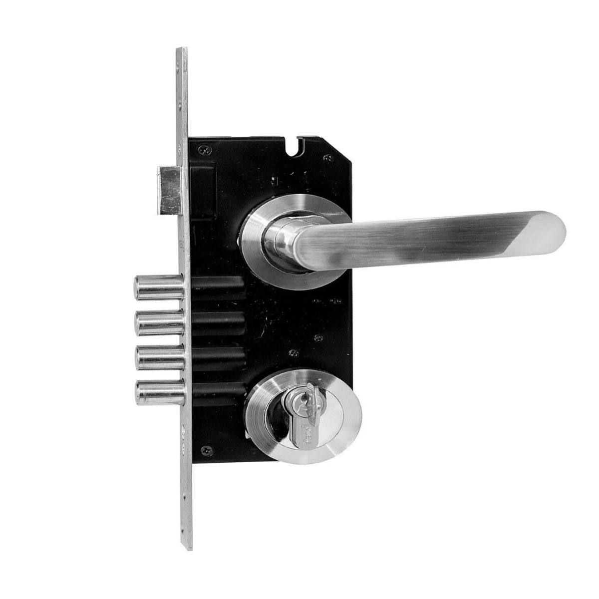 BASH - Cerradura de Embutir Derecha Redonda Bash con Manilla 8805