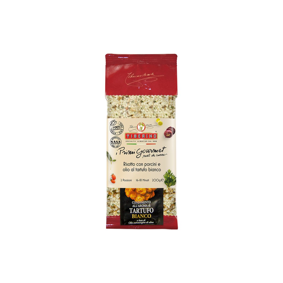 TIBERINO - Risotto Porcini y Aceite Trufa Blanca Tiberino 1 x 200 gr