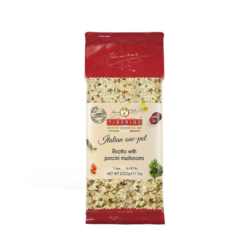 TIBERINO - Risotto con Hongos Porcini Tiberino - 200 gr
