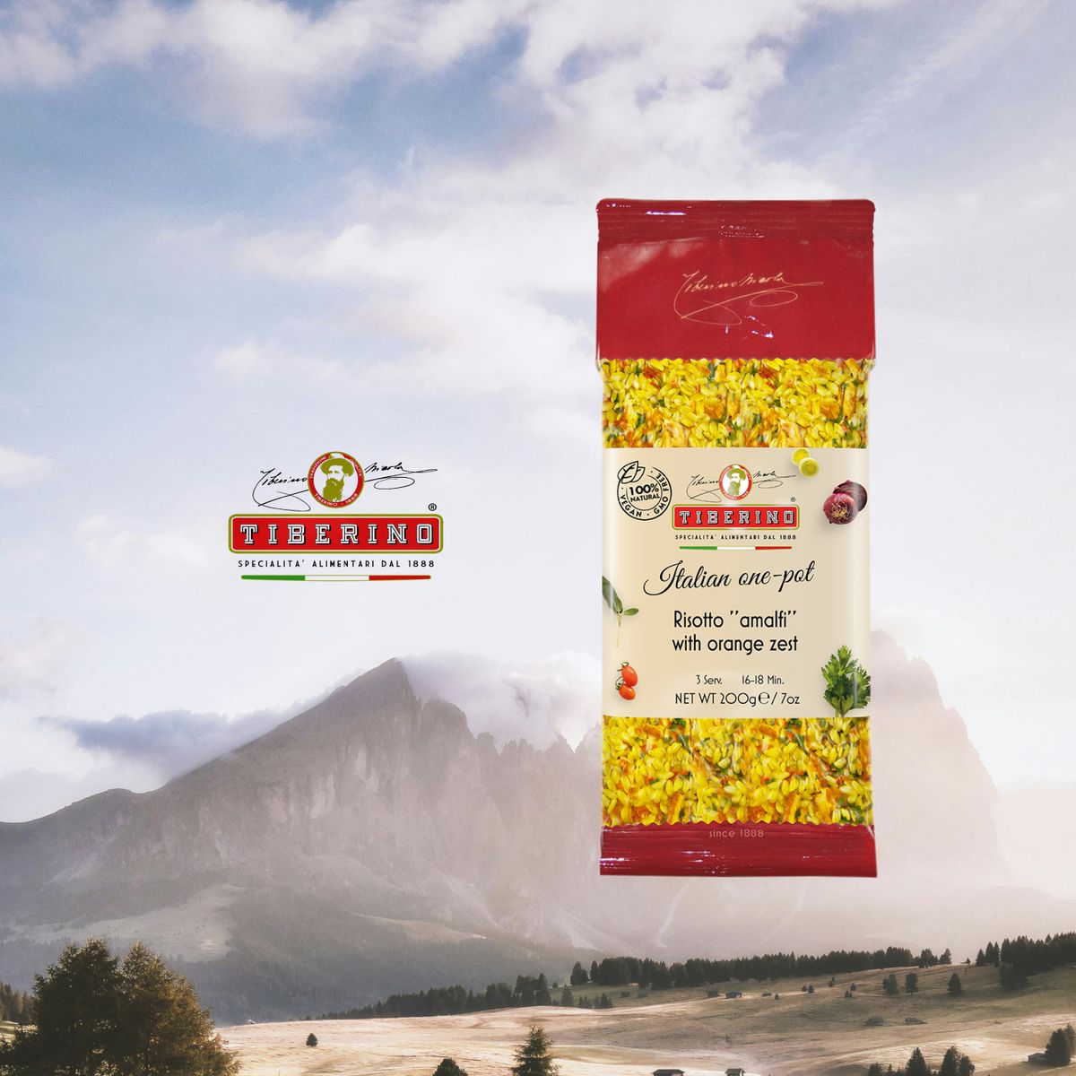 TIBERINO - Risotto Zeste de Naranja Tiberino 1 x 200 gr