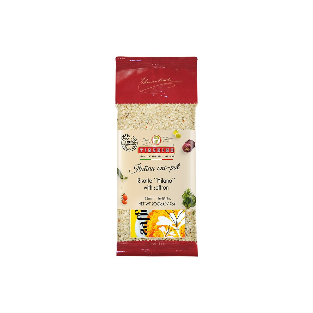 TIBERINO - Risotto Azafrán Tiberino 1 x 200 gr