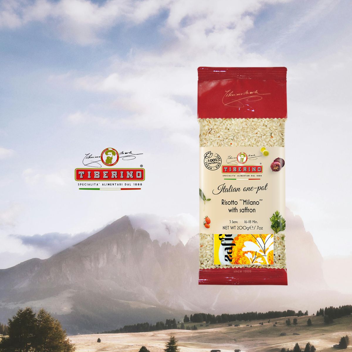 TIBERINO - Risotto Azafrán Tiberino 1 x 200 gr