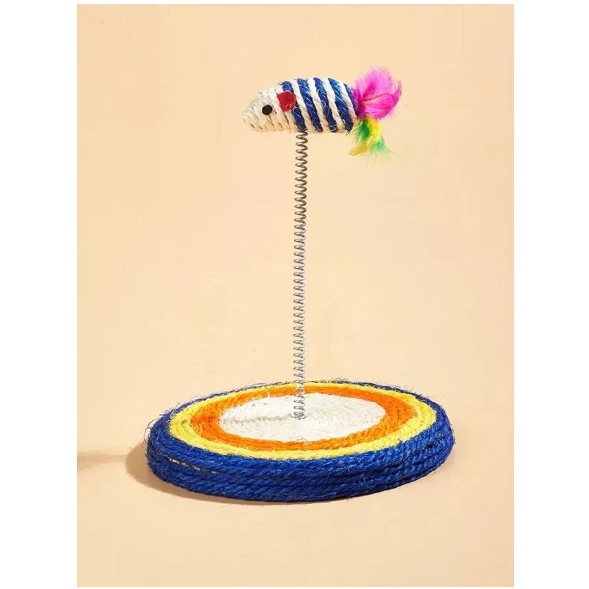 GENERICO - Rascador Gato Raton Torre Juguete Mini Rascador Con Porfiado