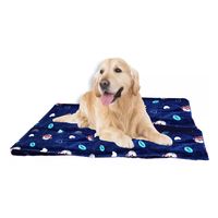 Manta Para Perros Grandes Súper Suave Esponjosa 120X90 azul