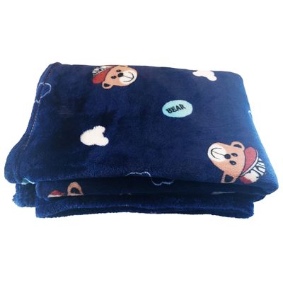 Imagen 2 del producto Manta Para Perros Grandes Súper Suave Esponjosa 120X90 azul