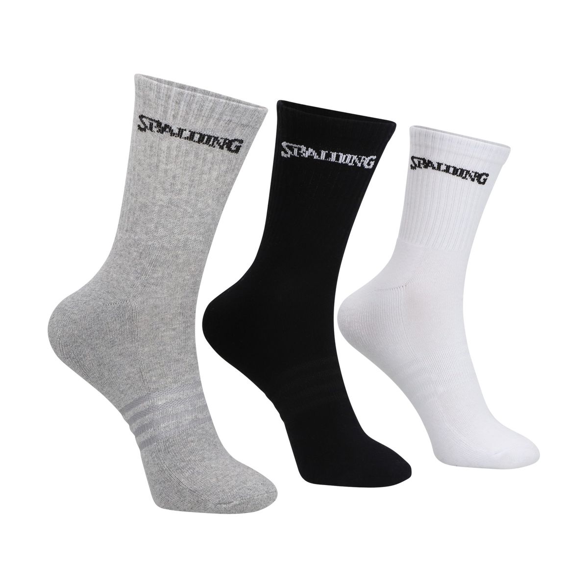 SPALDING - Calcetines Medios Spalding Tripack Unisex