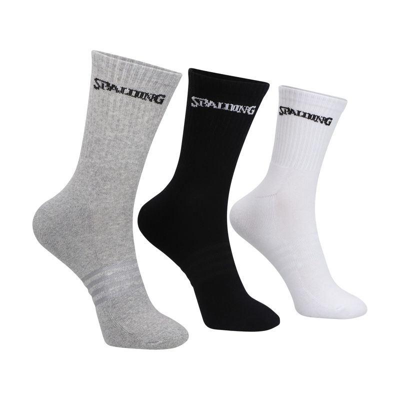 SPALDING - TRIPACK CALCETINES MEDIOS