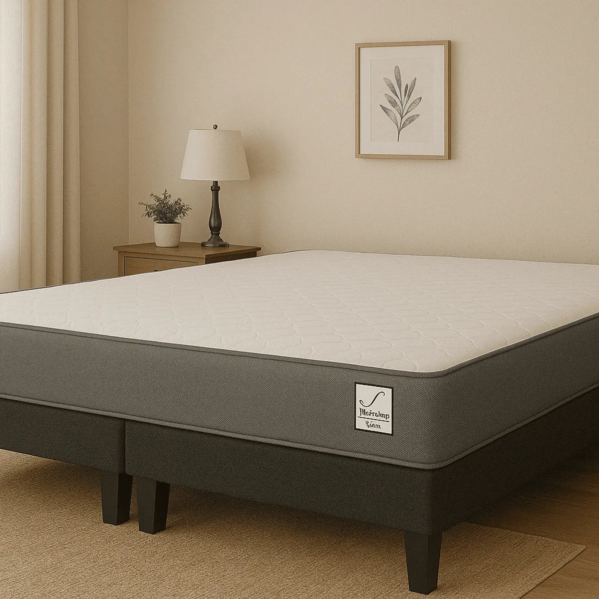 HOME FACTORY - Cama Europea King Basic Inmuebles Dreams