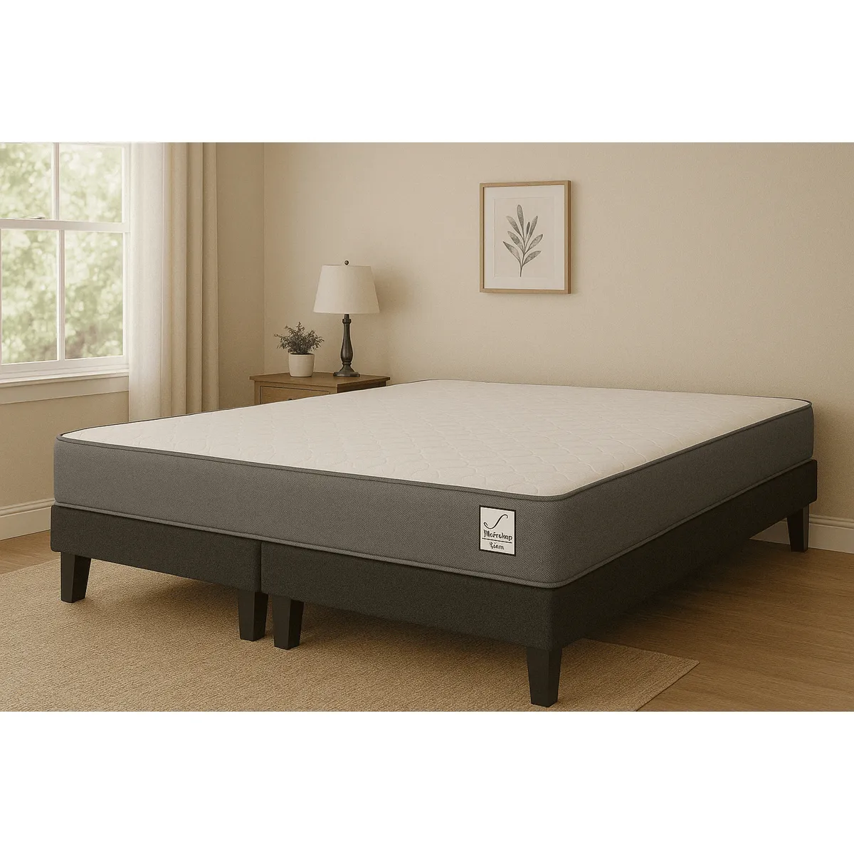 HOME FACTORY - Cama Europea King Basic Inmuebles Dreams