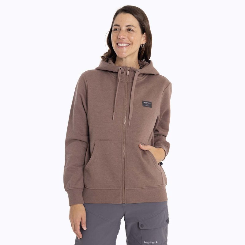 MERRELL - Poleron Mujer Alsek Sweatshirt Café claro MERRELL