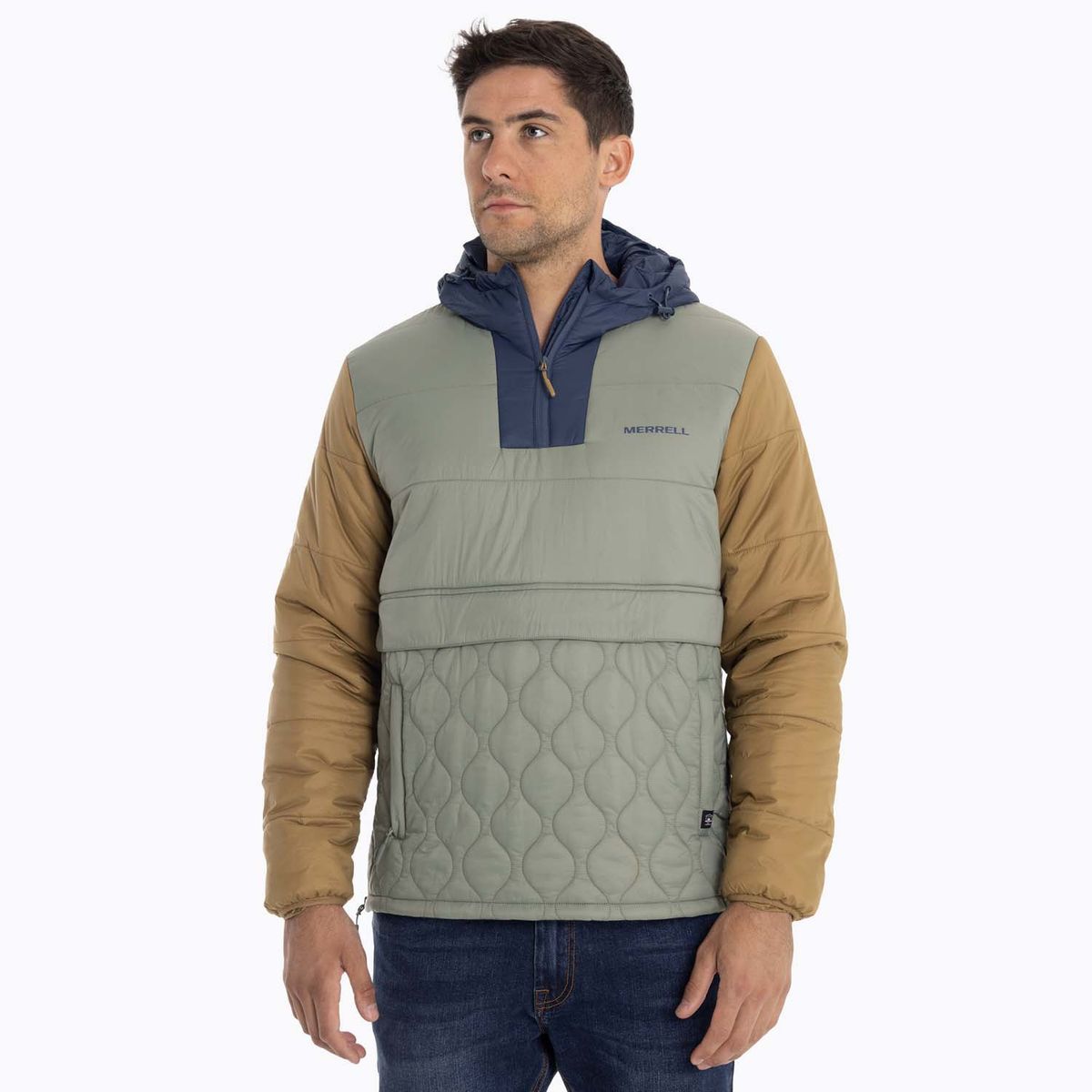 MERRELL - Parka Hombre Mid Zipper Verde MERRELL