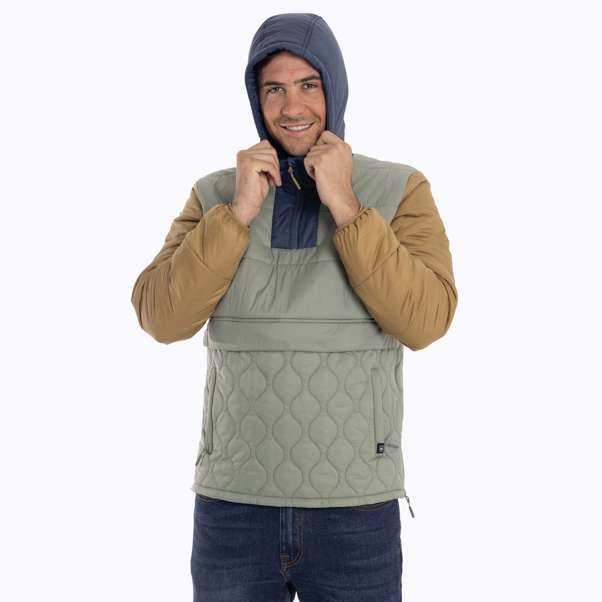 MERRELL - Parka Hombre Mid Zipper Verde MERRELL