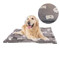 GENERICO - Manta Para Perros Grandes Súper Suave Esponjosa 120X90 Gris