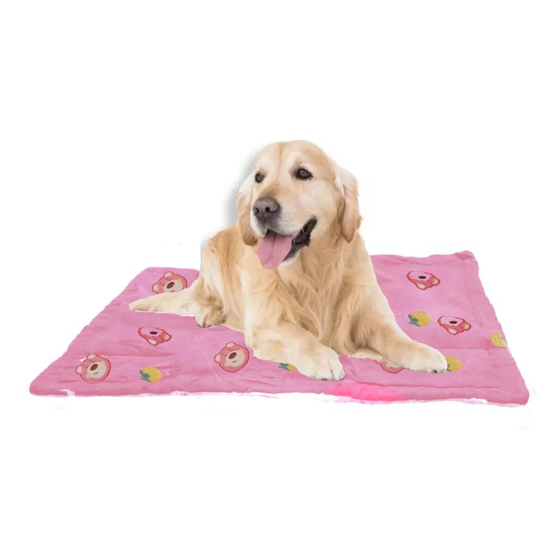 GENERICO - Manta Para Perros Grandes Súper Suave Esponjosa 120X90 Rosa