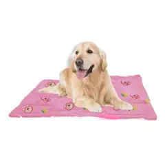 GENERICO - Manta Para Perros Grandes Súper Suave Esponjosa 120X90 Rosa