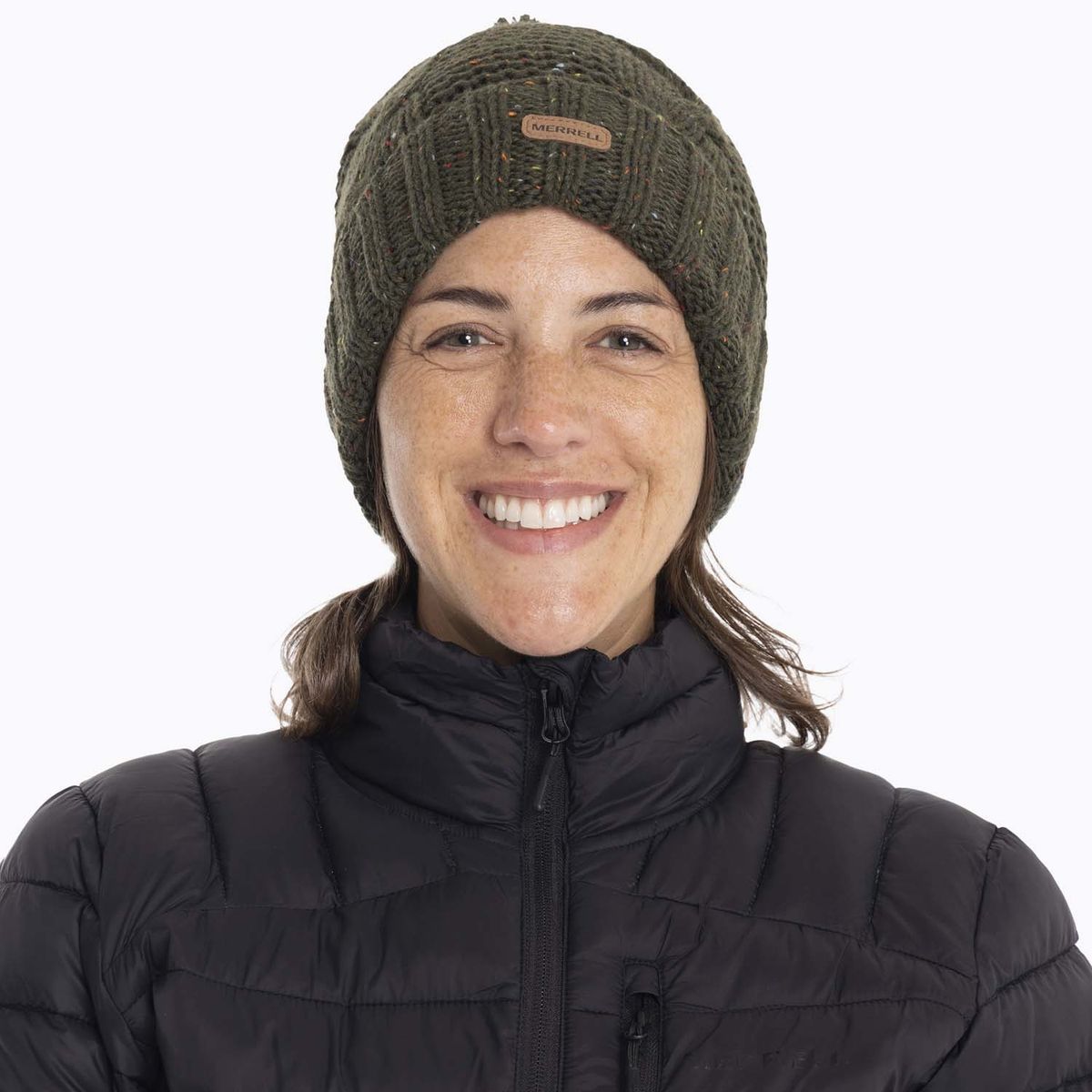 MERRELL - Gorro Unisex Ospika 2-Layer Pompo Verde MERRELL