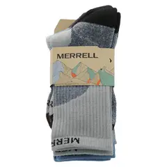MERRELL - Pack 3 Calcetines Unisex T-Pck Negro
